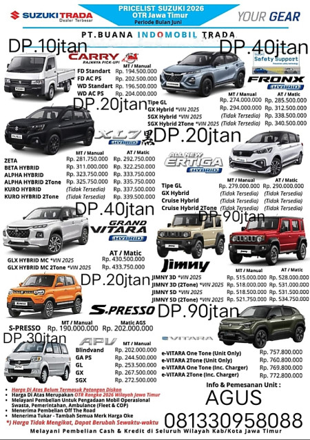 Special Kredit Mobil Suzuki Surabaya 2026